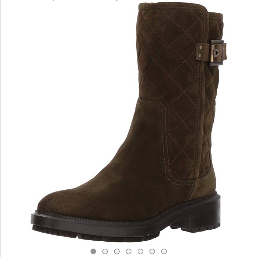 Aquatalia Suede Moto boots, sz 7